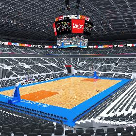 3D Basketball Arena model